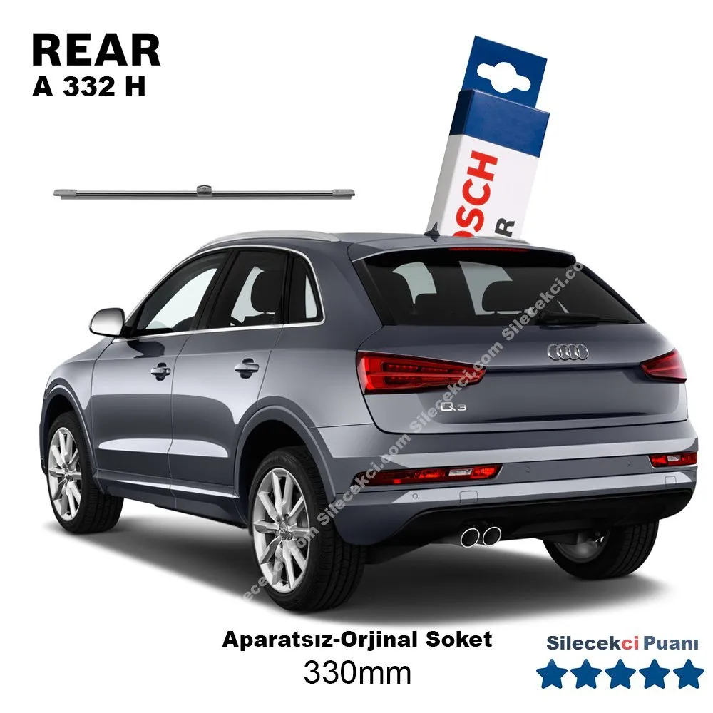 Audi Q3 Arka Silecek (2018-2021) Bosch Rear A332H