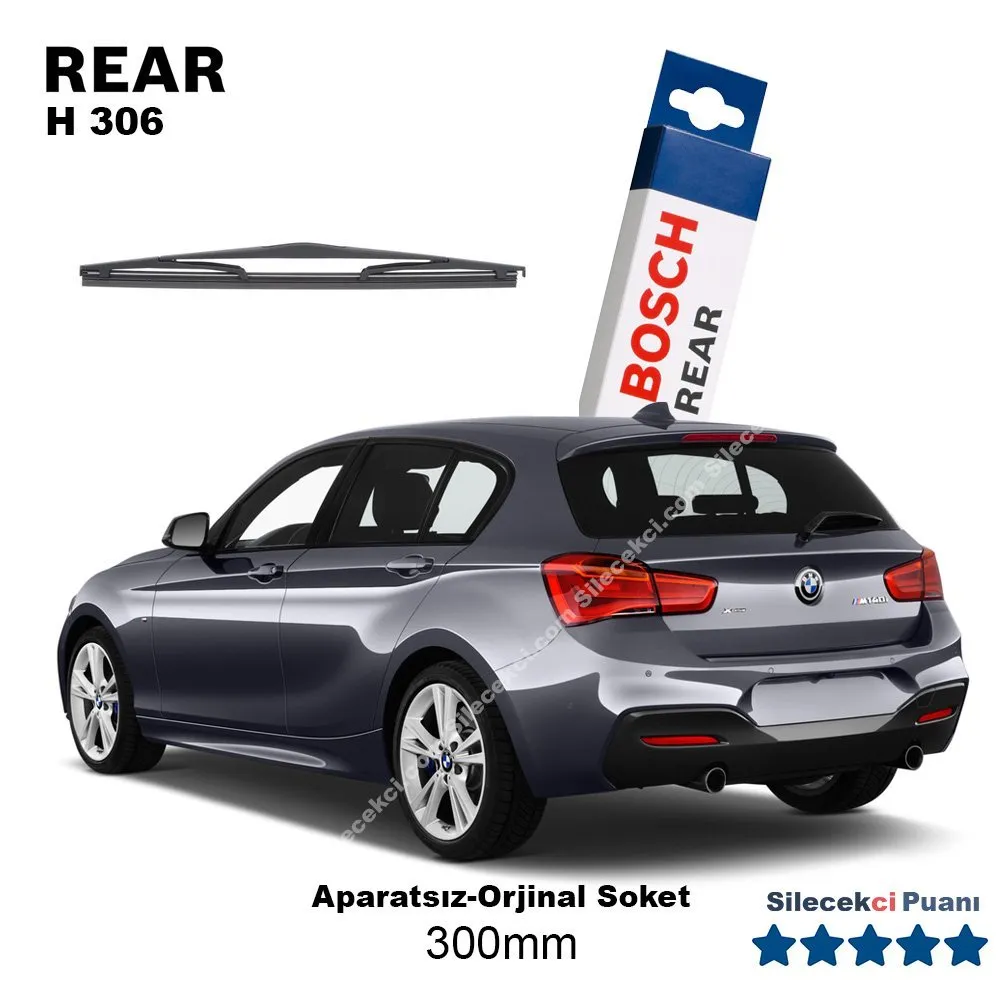 Bmw 1 Serisi Arka Silecek (2012-2019) (F20-F21) Bosch Rear H306