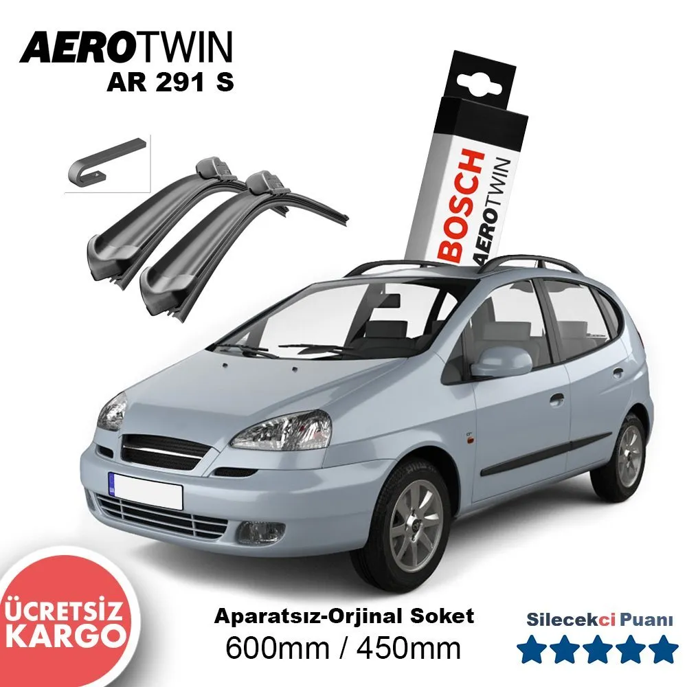 Chevrolet Rezzo Silecek Takımı (2005-2009) Bosch Aerotwin AR291S