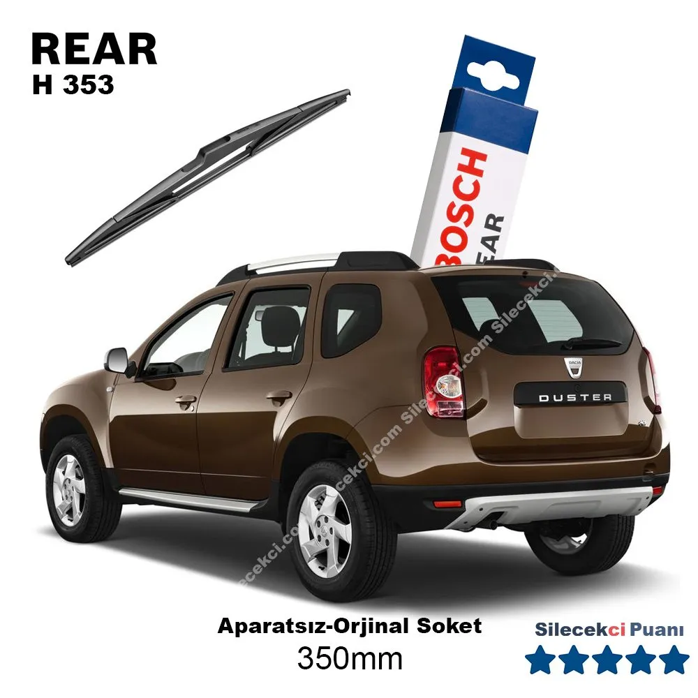 Dacia Duster Arka Silecek (2012-2014) Bosch Rear H353