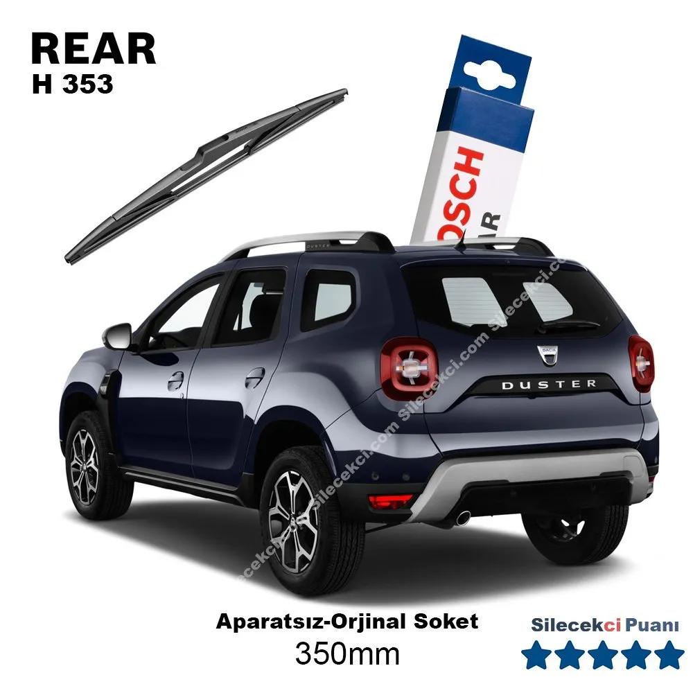 Dacia Duster Arka Silecek (2016-2018) Bosch Rear H353