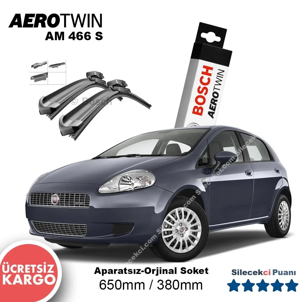 Fiat Grande Punto Silecek (2005-2014) Bosch Aerotwin AM466S