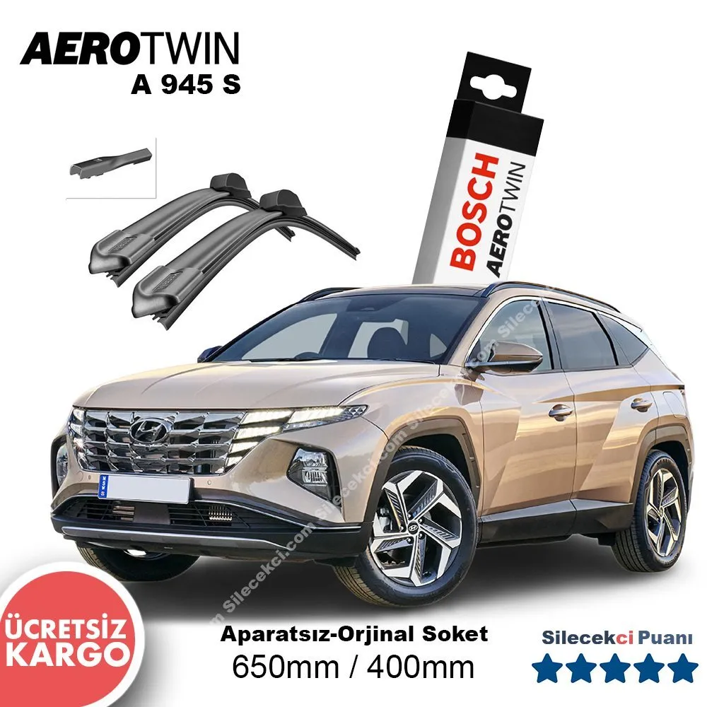Hyundai Tucson Silecek (2021-2023) Bosch Aerotwin A945S