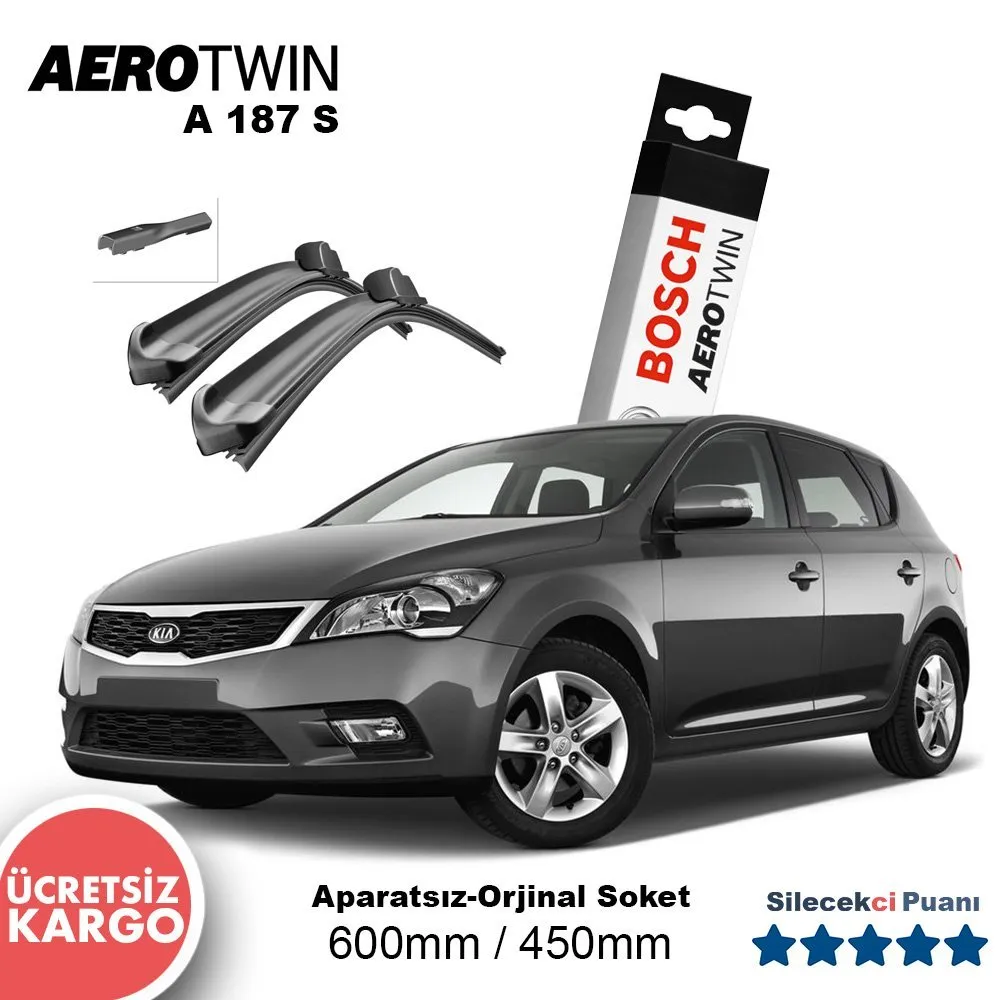 Kia Ceed Silecek Takımı (2006-2008) Bosch Aerotwin A187S