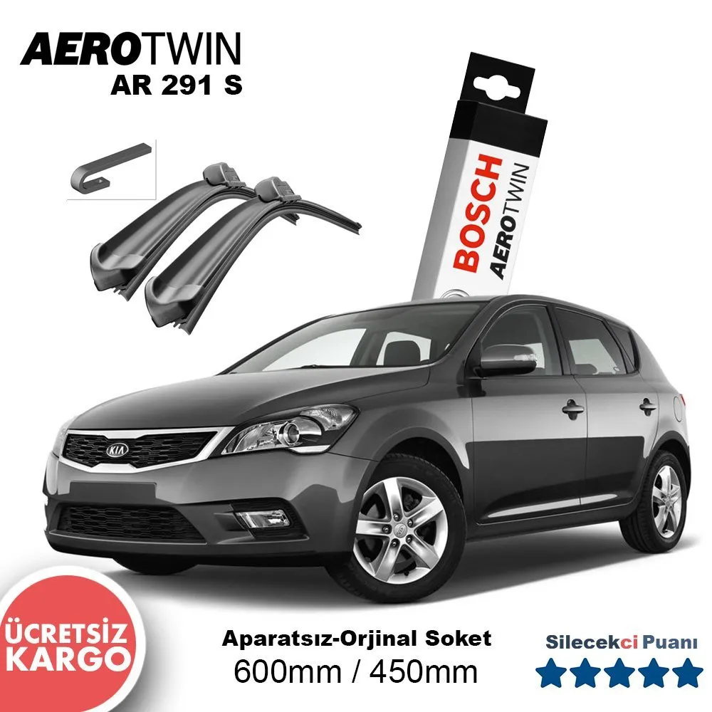 Kia Ceed Silecek Takımı (2009-2011) Bosch Aerotwin AR291S