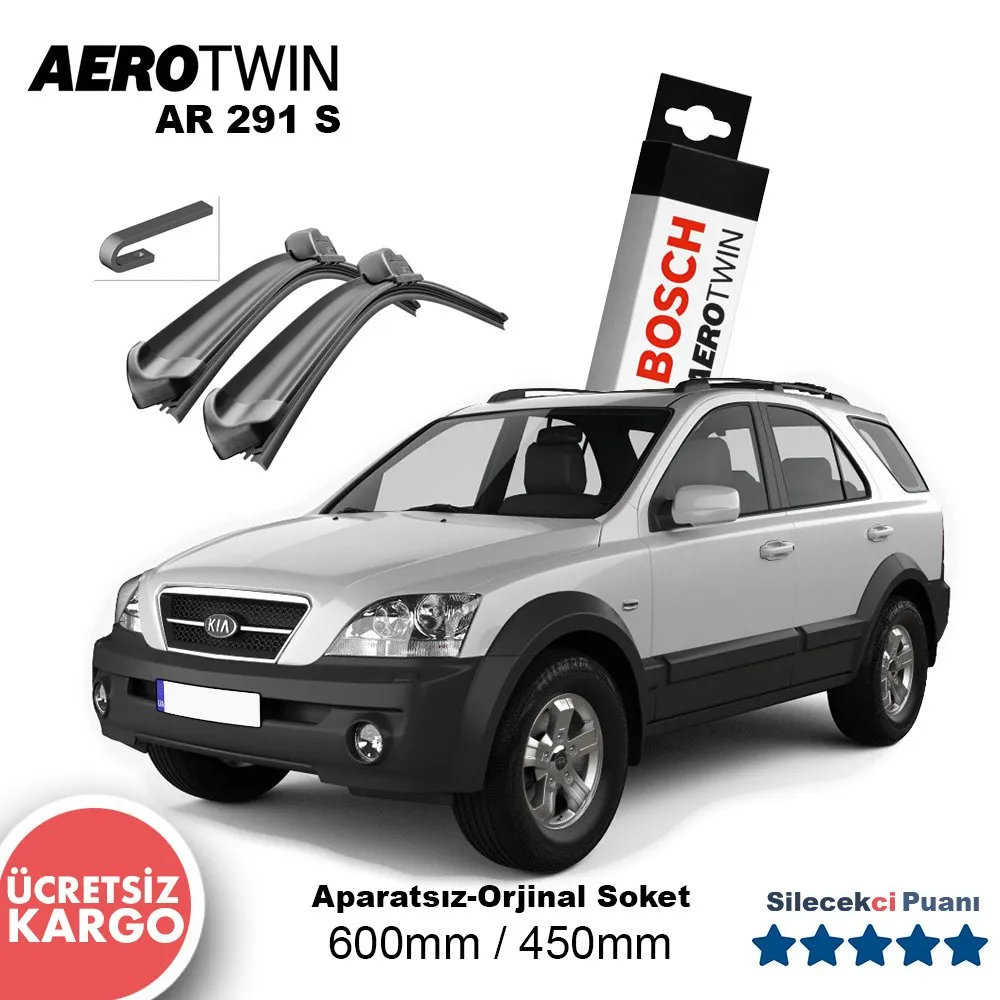 Kia Sorento Silecek Takımı (2002-2009) Bosch Aerotwin AR291S