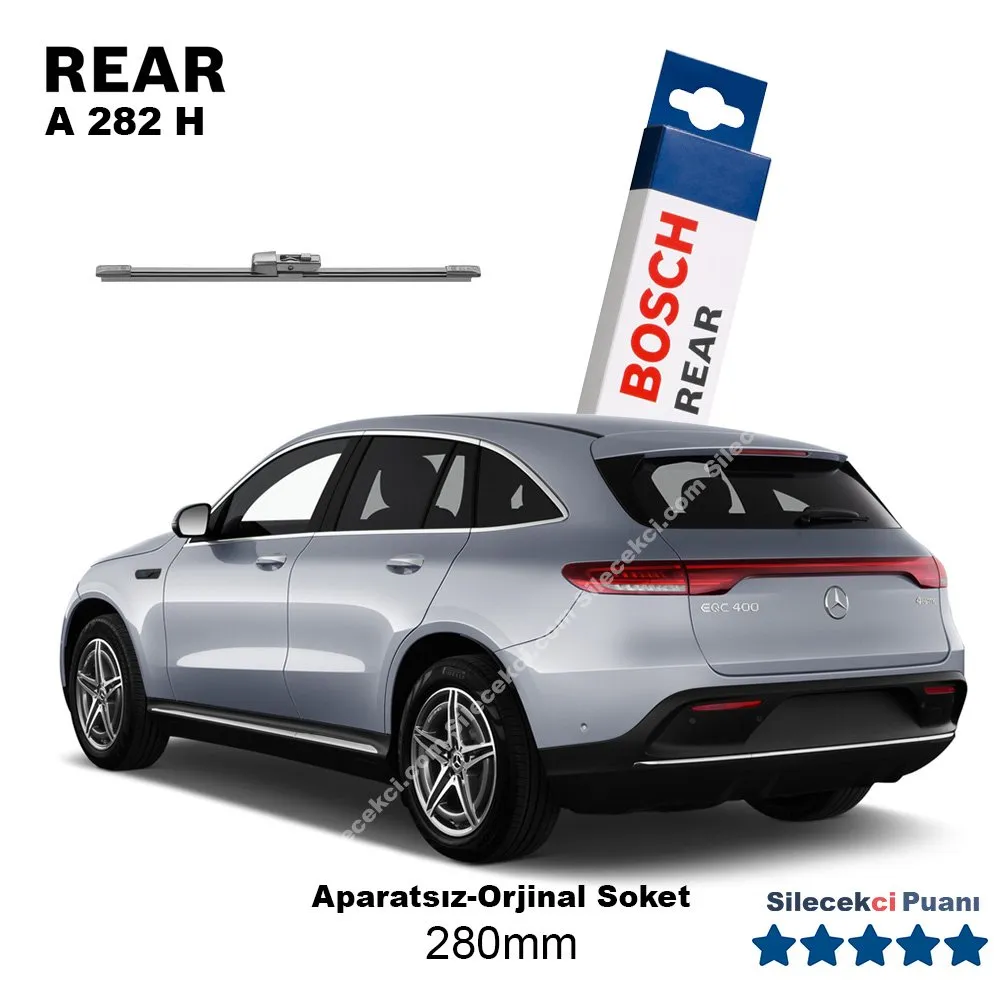 Mercedes EQC Arka Silecek (2019-2022) Bosch Rear A282H