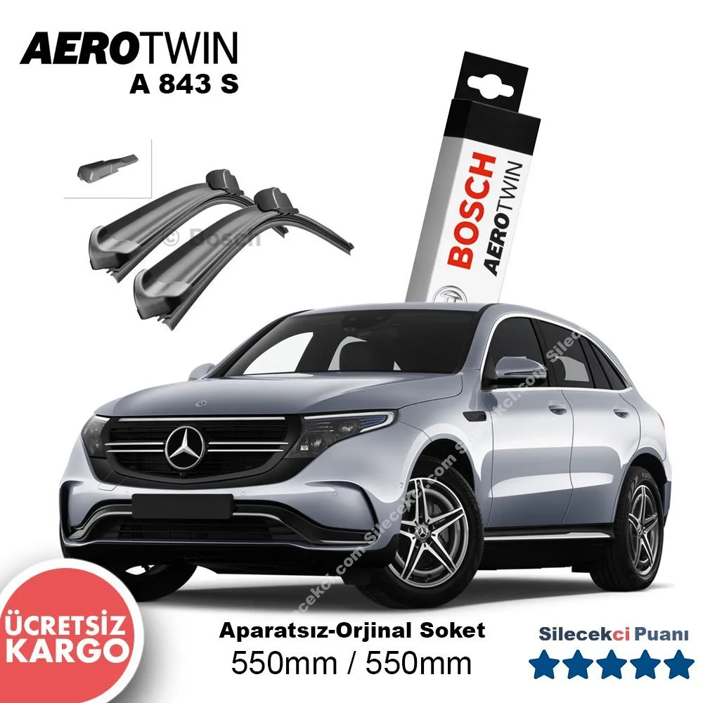 Mercedes EQC Silecek (2019-2022) Bosch Aerotwin A843S