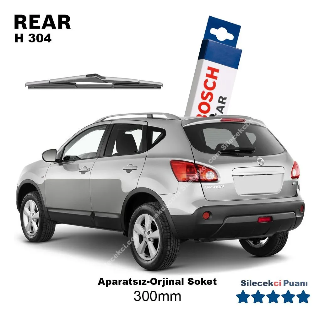 Nissan Qashqai Arka Silecek (2007-2014) Bosch Rear H304