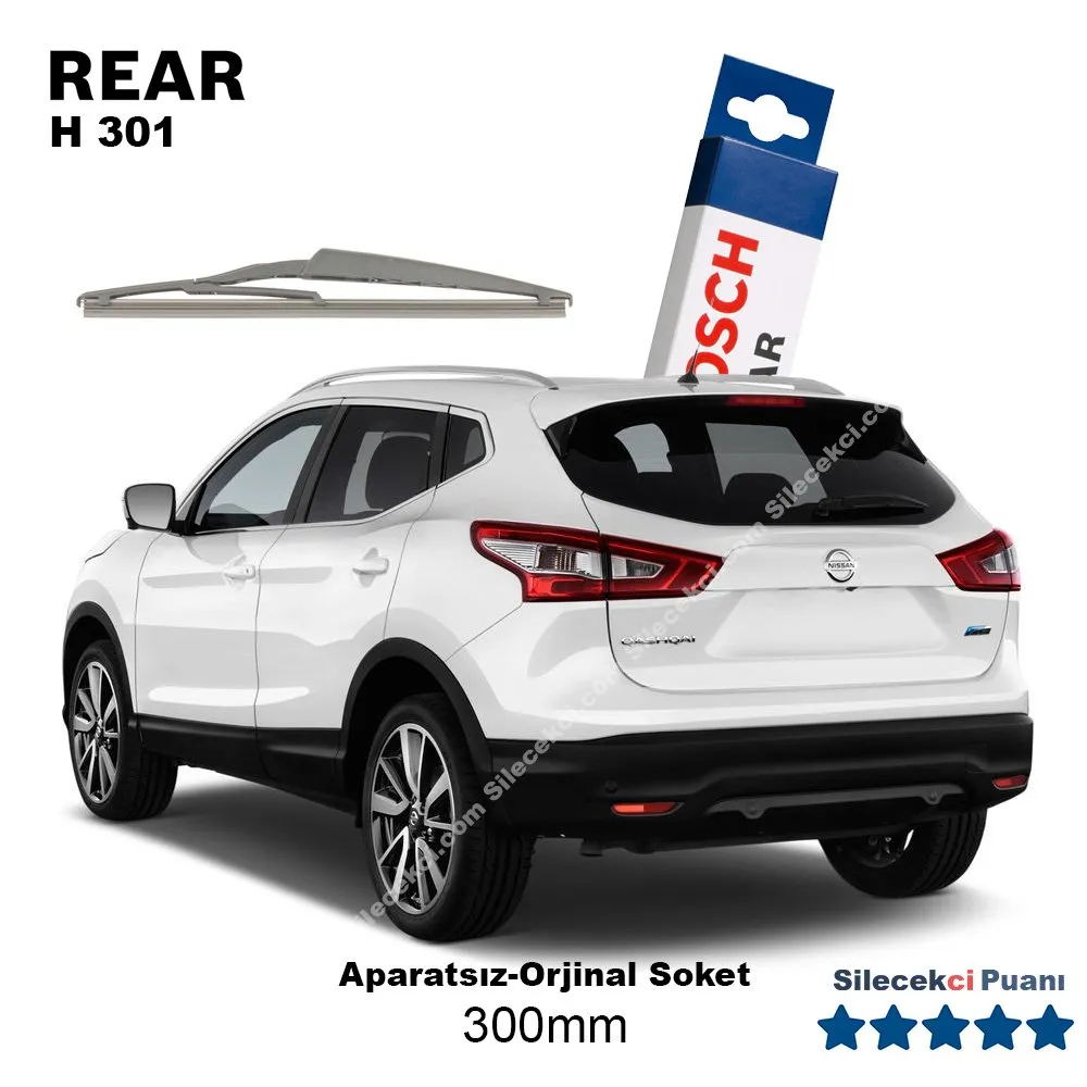 Nissan Qashqai Arka Silecek (2014-2021) Bosch Rear H301