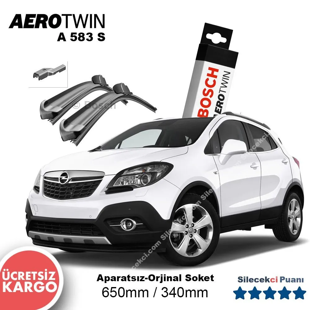 Opel Mokka Silecek Takımı (2012-2017) Bosch Aerotwin A583S