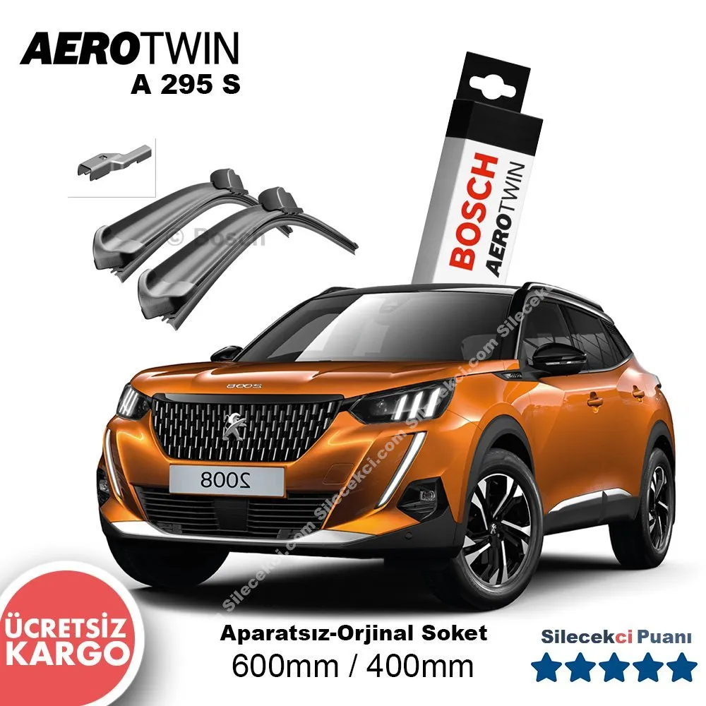 Peugeot 2008 Silecek Takımı (2020-2022) Bosch Aerotwin A295S