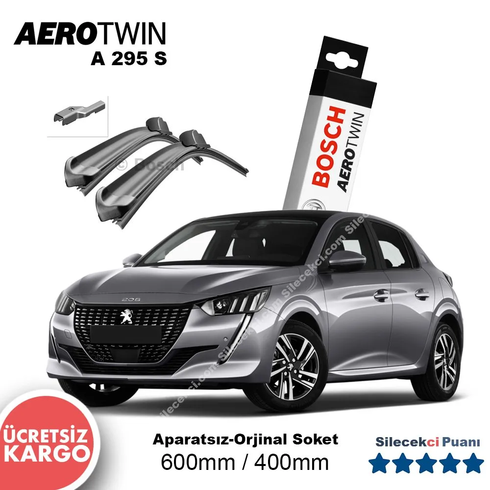 Peugeot 208 Silecek Takımı (2019- … ) Bosch Aerotwin A295S