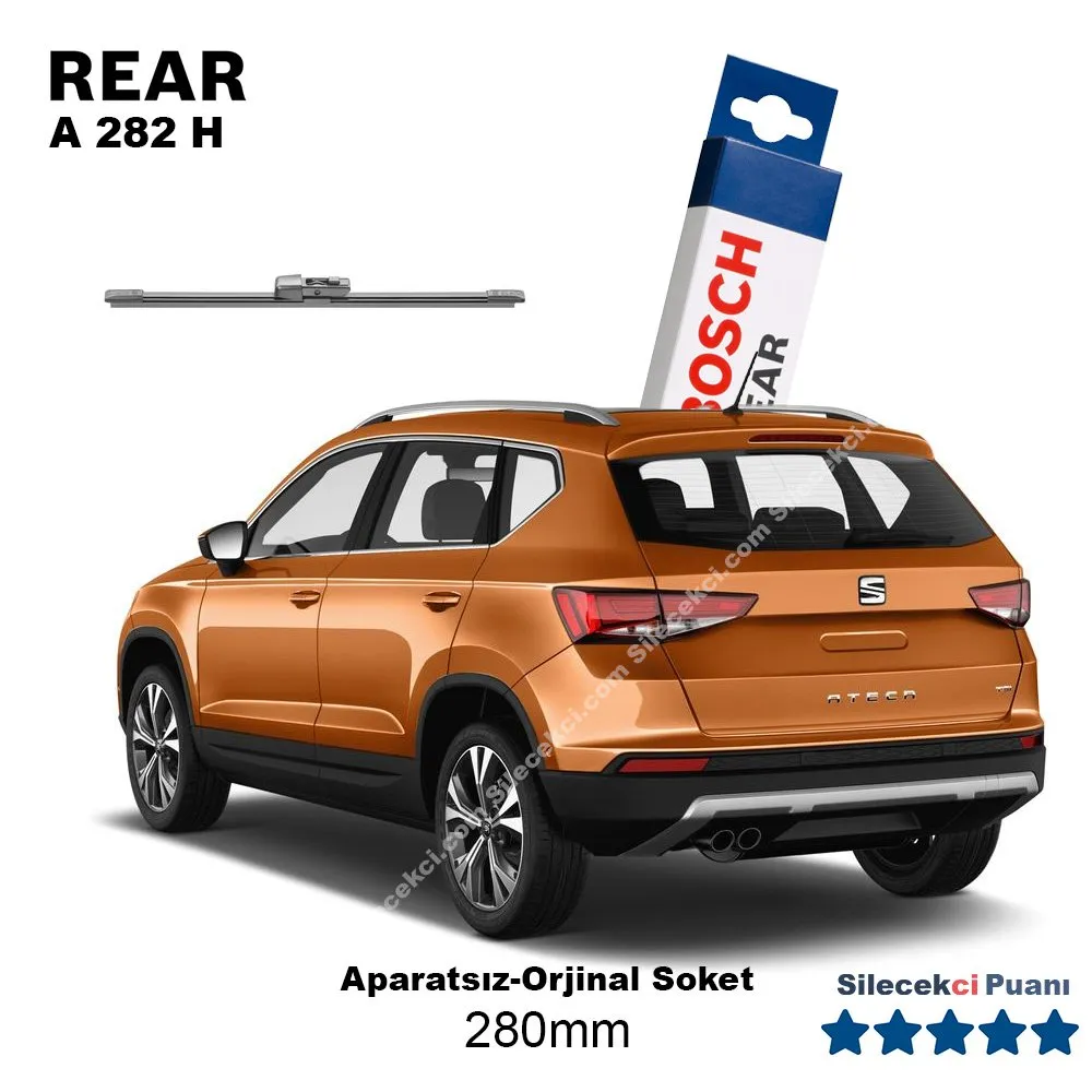 Seat Ateca Arka Silecek (2016-2021) Bosch Rear A282H