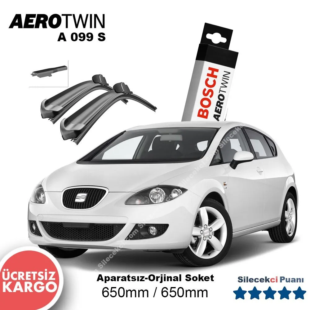 Seat Leon Silecek Takımı (2009-2012) Bosch Aerotwin A099S