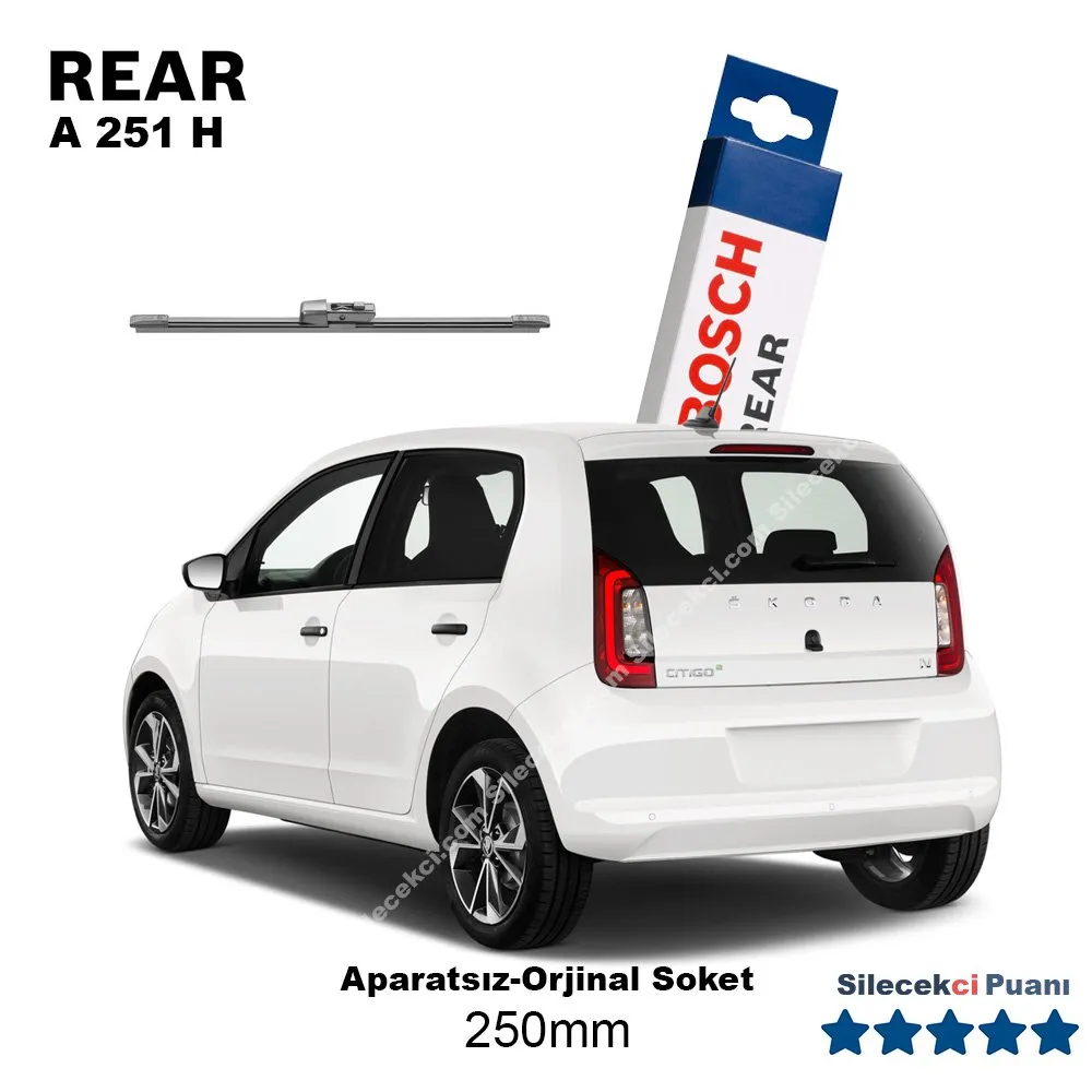 Skoda Citigo Arka Silecek (2012-2015) Bosch Rear A251H