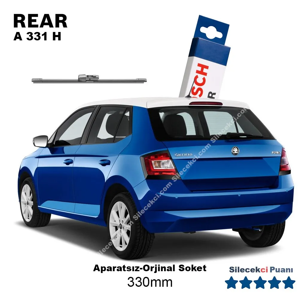 Skoda Fabia Arka Silecek (2015-2021) Bosch Rear A331H