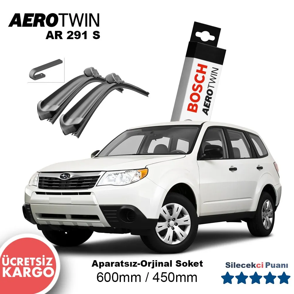 Subaru Forester Silecek Takımı (2008-2012) Bosch Aerotwin AR291S