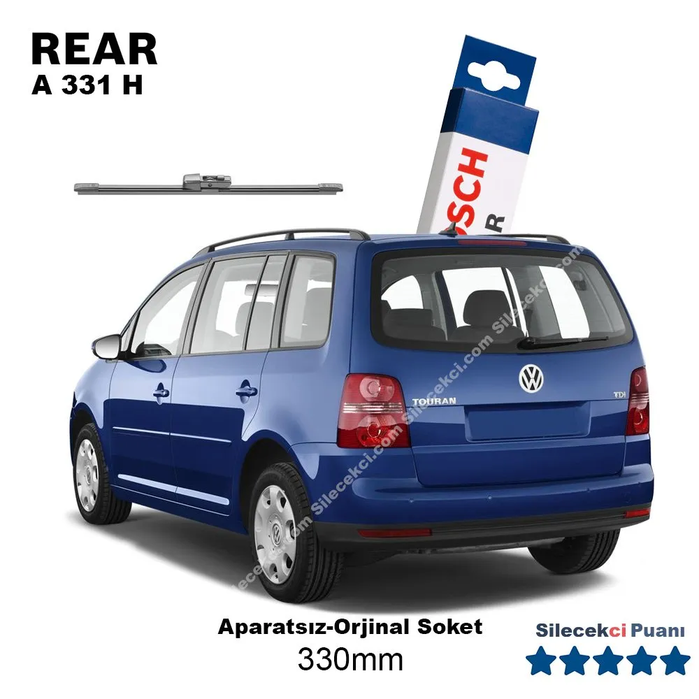 VW Touran Arka Silecek (2010-2014) Bosch Rear A331H
