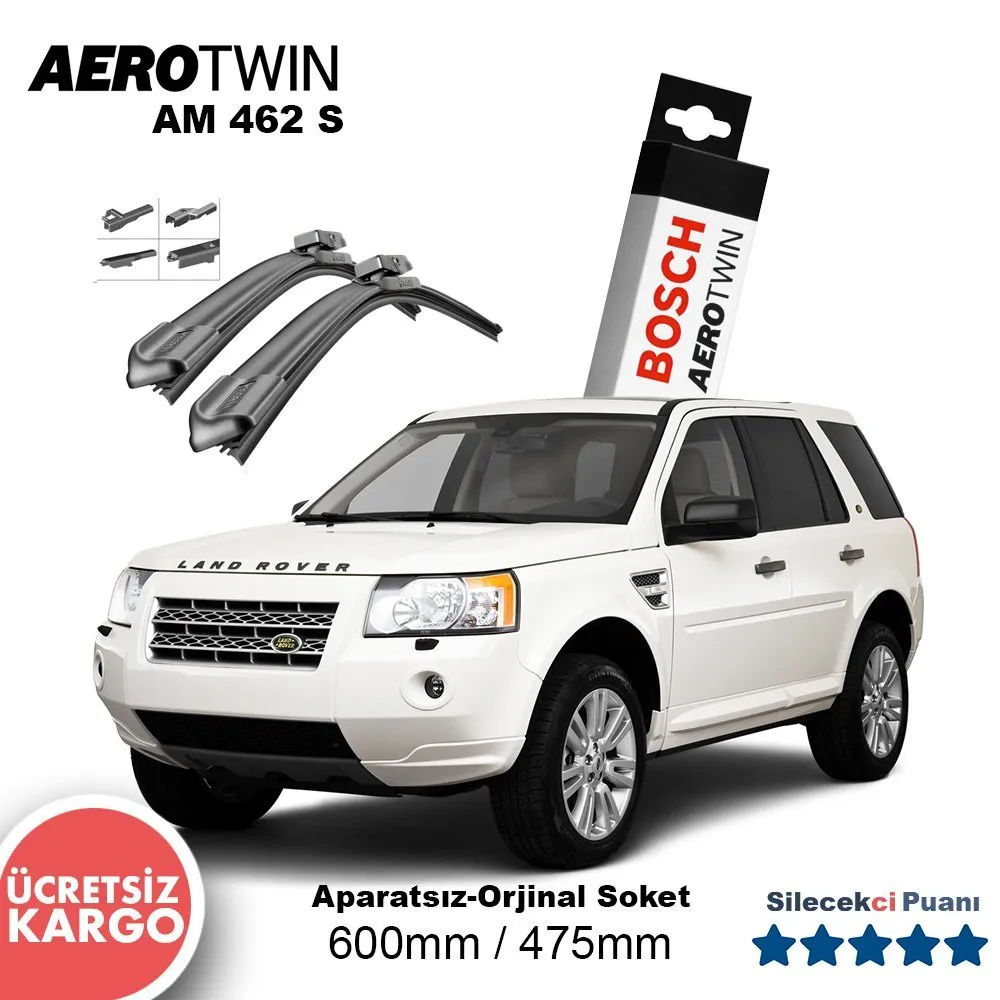 Land Rover Freelander Silecek (2007-2010) Bosch Aerotwin AM462S
