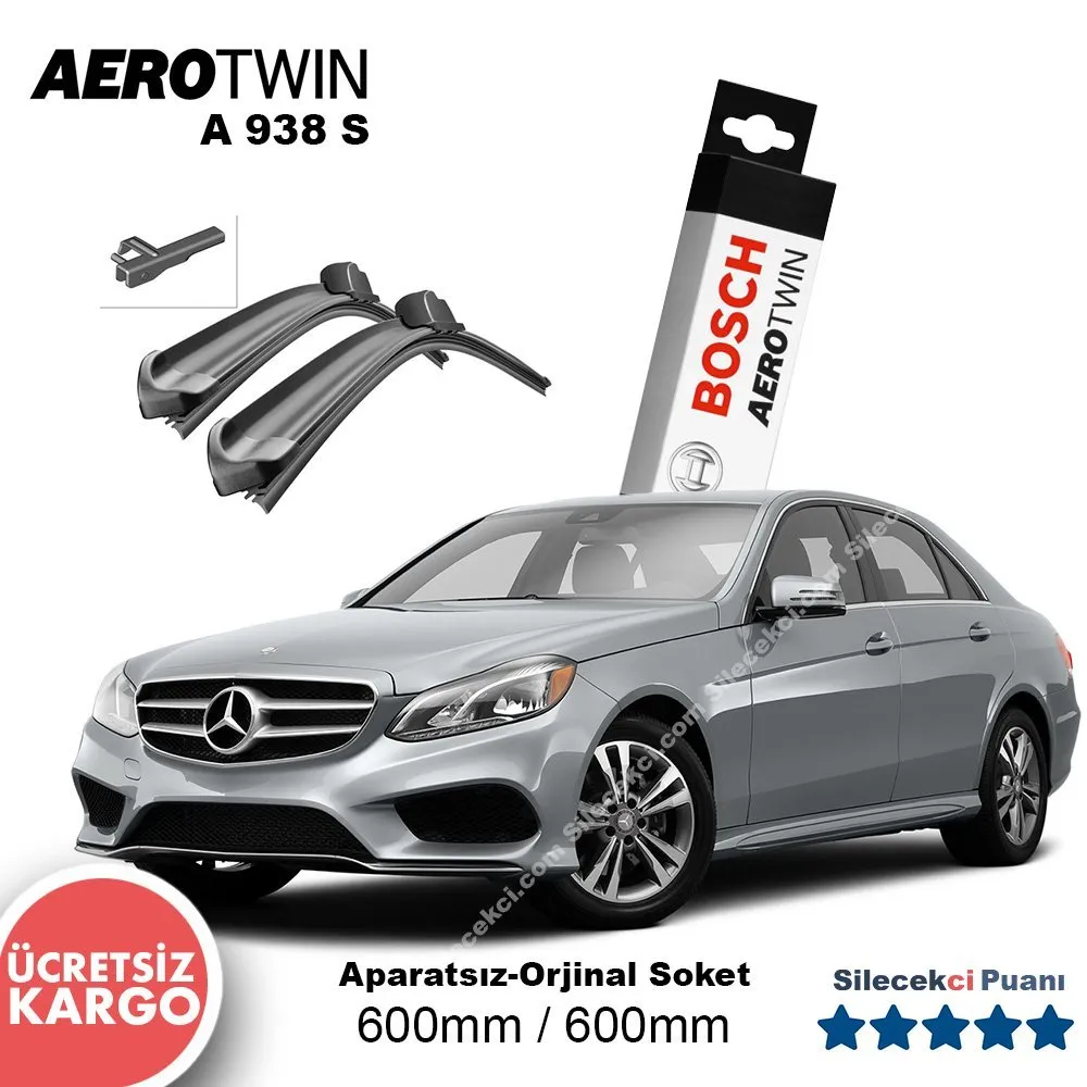 Mercedes E Silecek Seti (2013) (W212) Bosch Aerotwin A938S