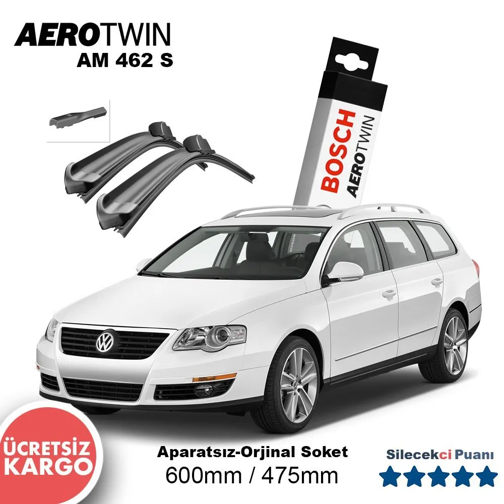 VW Passat Variant Silecek (2006-2011) (B6) Bosch Aerotwin AM462S