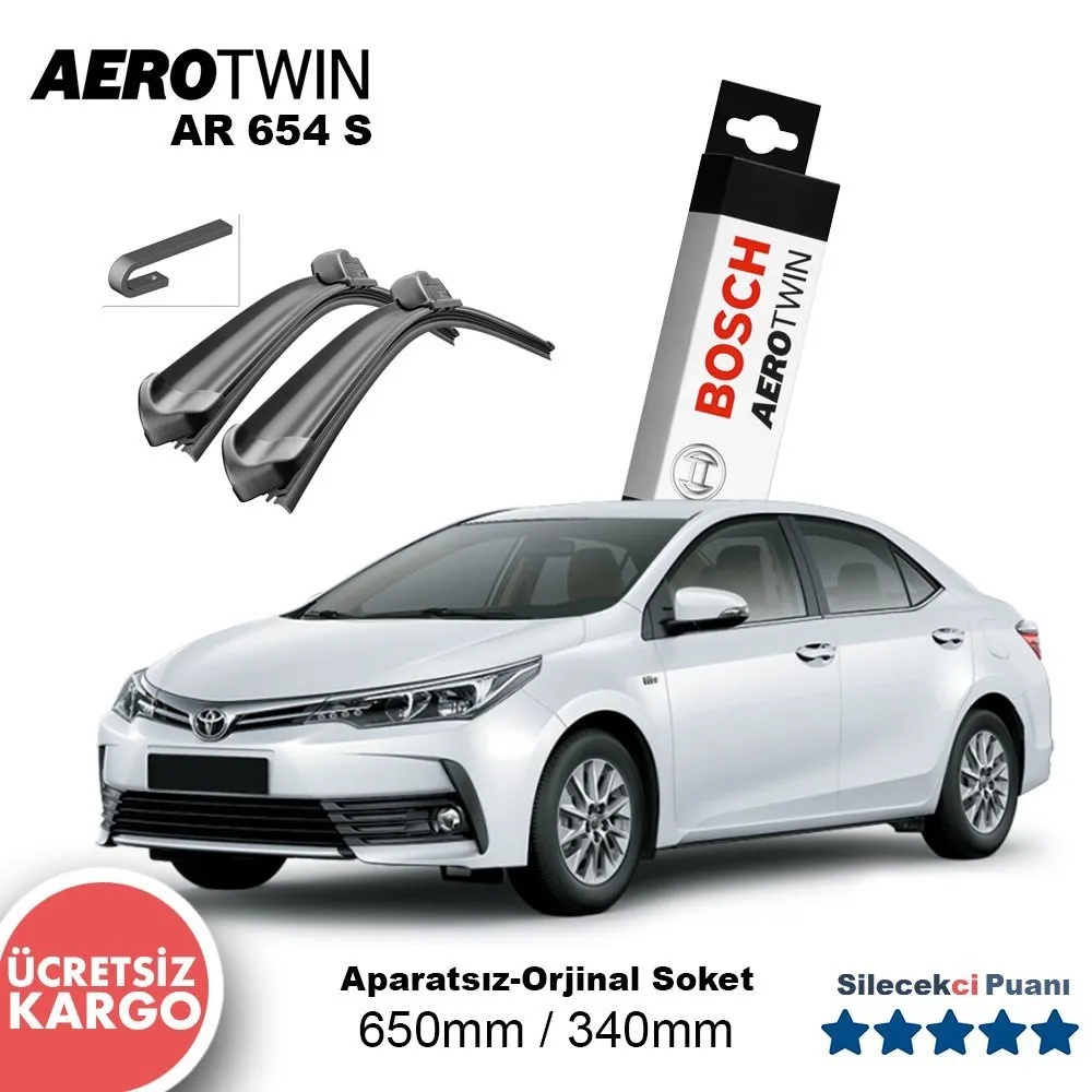 Toyota Corolla Silecek (2013-2018) Bosch Aerotwin AR654S