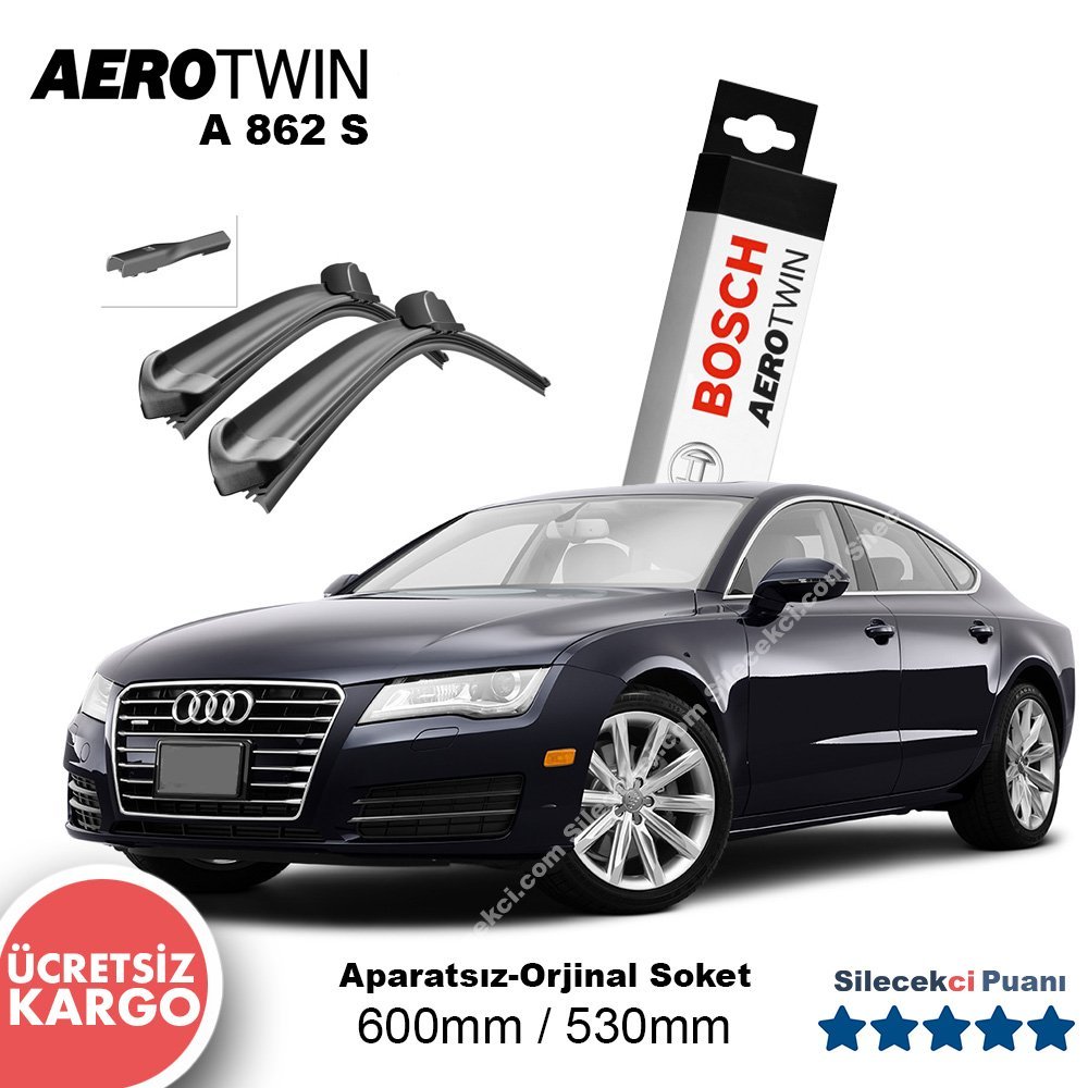 Audi A7 Silecek Takımı (2011-2017) Bosch Aerotwin A862S