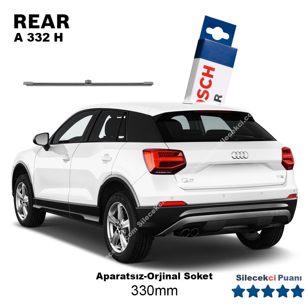 Audi Q2 Arka Silecek (2017-2021) Bosch Rear A332H