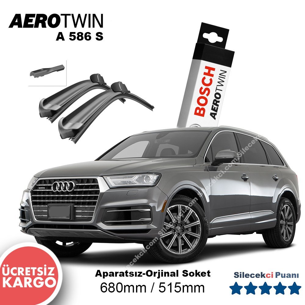 Audi Q7 Silecek Takımı (2015-2017) Bosch Aerotwin A586S