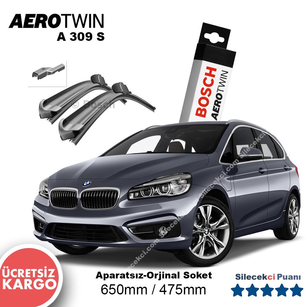Bmw 2 Serisi Tourer Silecek (2014-2019) (F45 / F46) Bosch Aerotwin A309S