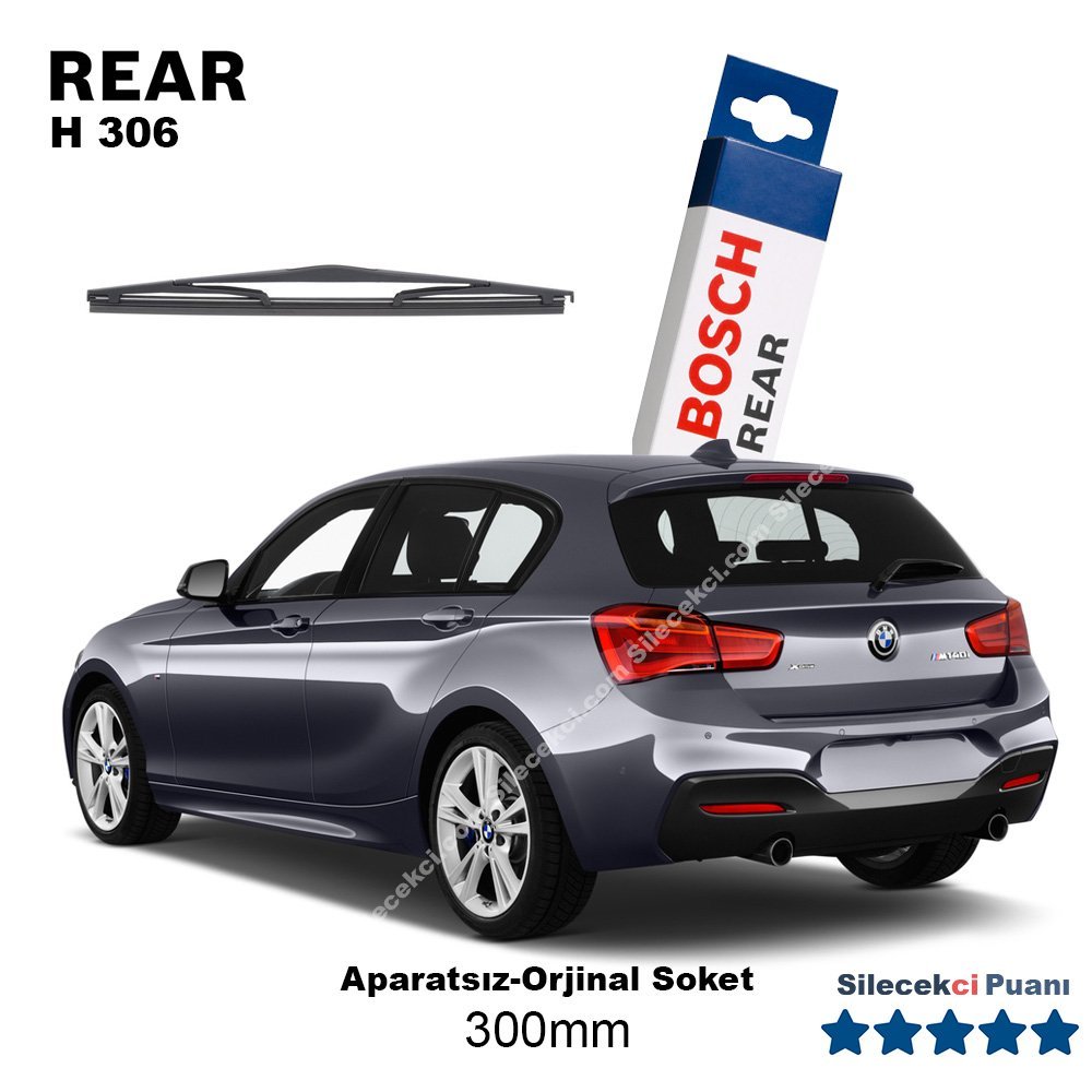 Bmw 1 Serisi Arka Silecek (2012-2019) (F20-F21) Bosch Rear H306