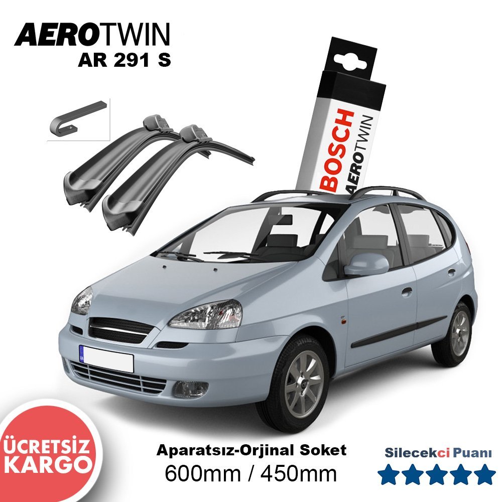 Chevrolet Rezzo Silecek Takımı (2005-2009) Bosch Aerotwin AR291S