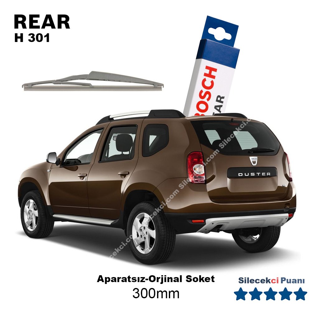 Dacia Duster Arka Silecek (2009-2012) Bosch Rear H301