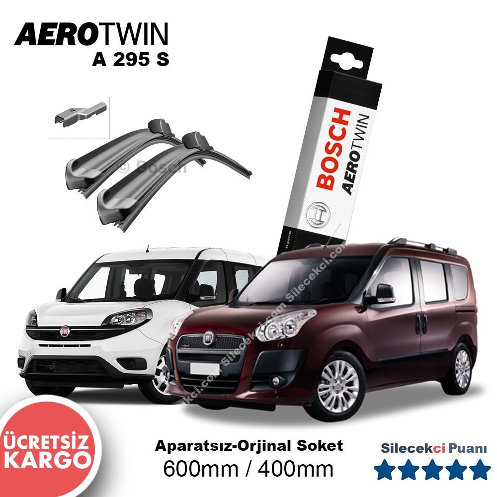 Fiat Doblo Silecek Takımı (2011-2021) Bosch Aerotwin A295S
