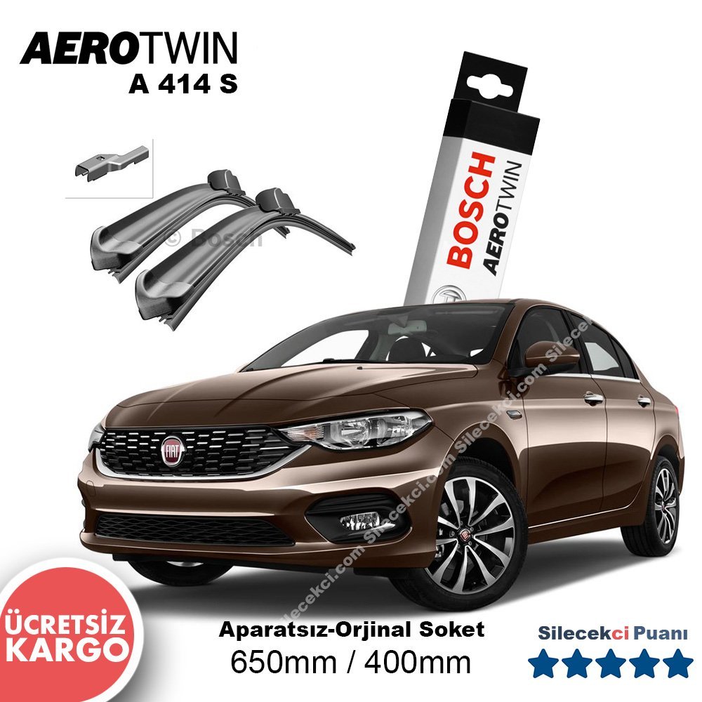 Fiat Egea Silecek Takımı (2015-2020) Bosch Aerotwin A414S