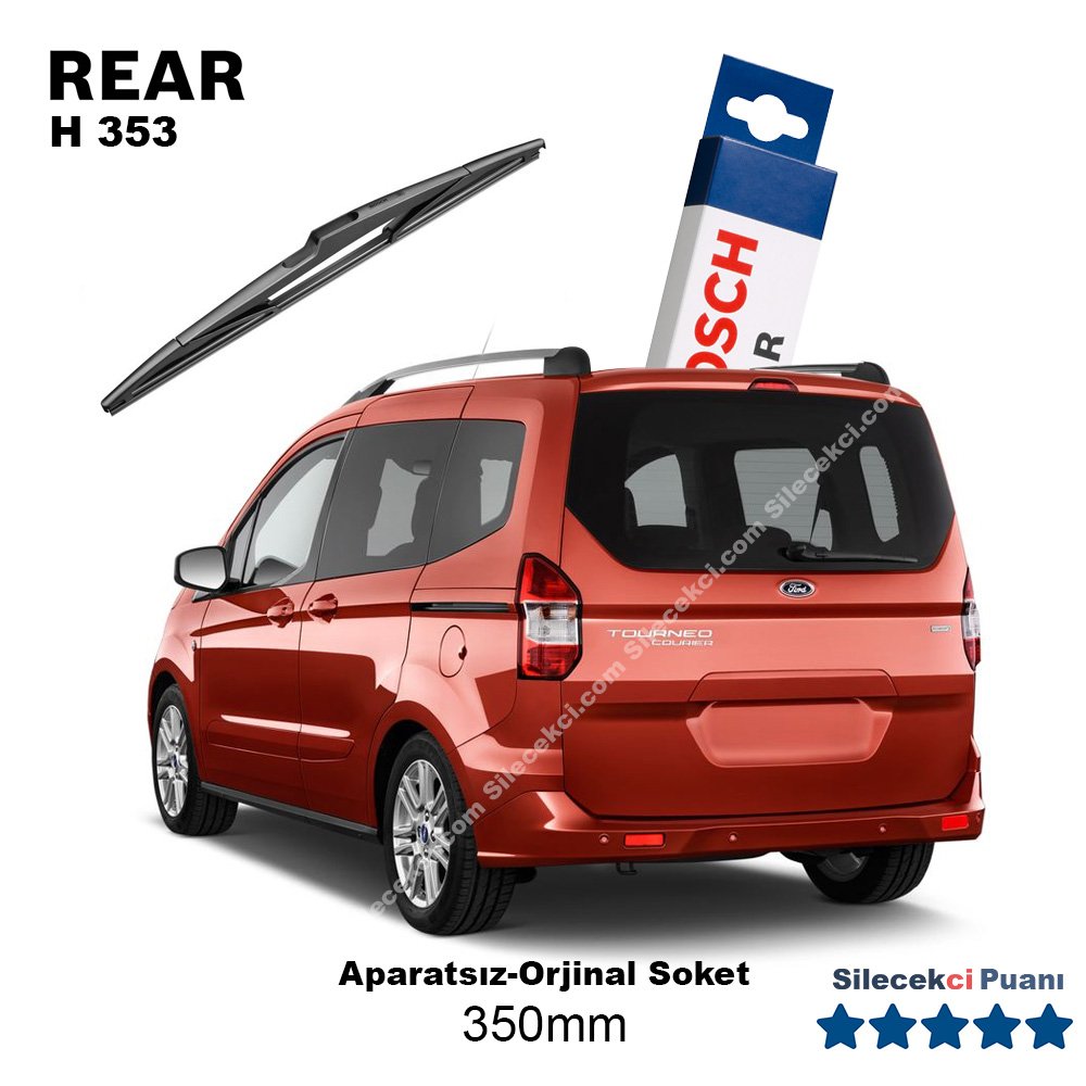 Ford Courier Arka Silecek (2014-2022) Bosch Rear H353