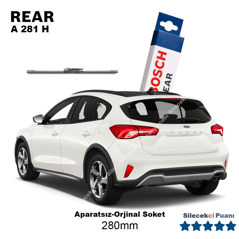 Ford Focus 4 Arka Silecek (2019-2022) Bosch Rear A281H
