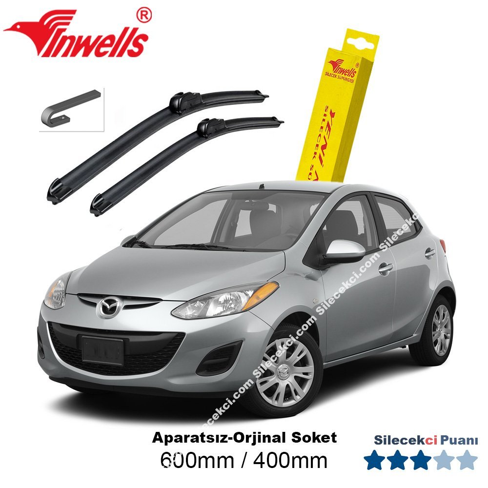 Mazda 2 Silecek (2008-2012) – Inwells Muz Silecek
