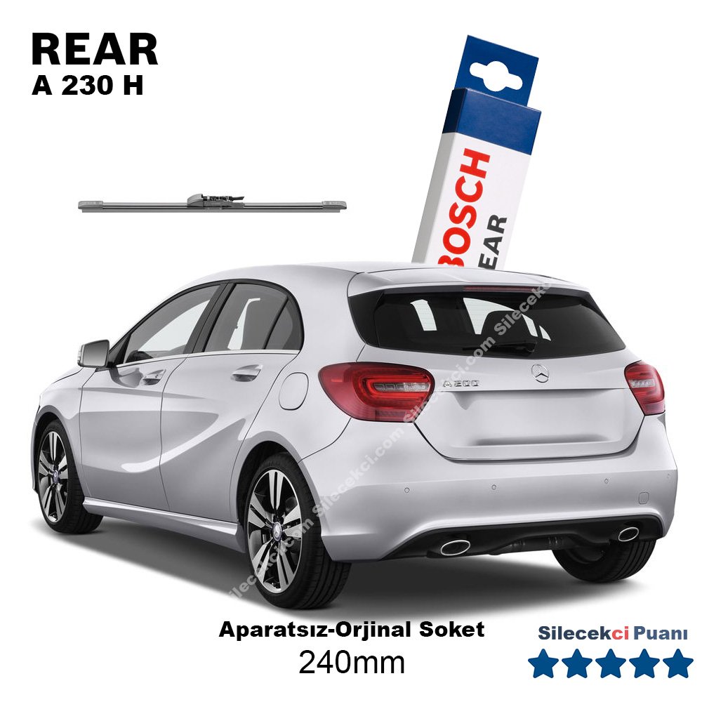 Mercedes-Benz Serie A Arka Silecek (2015-2018) Bosch Rear A230H