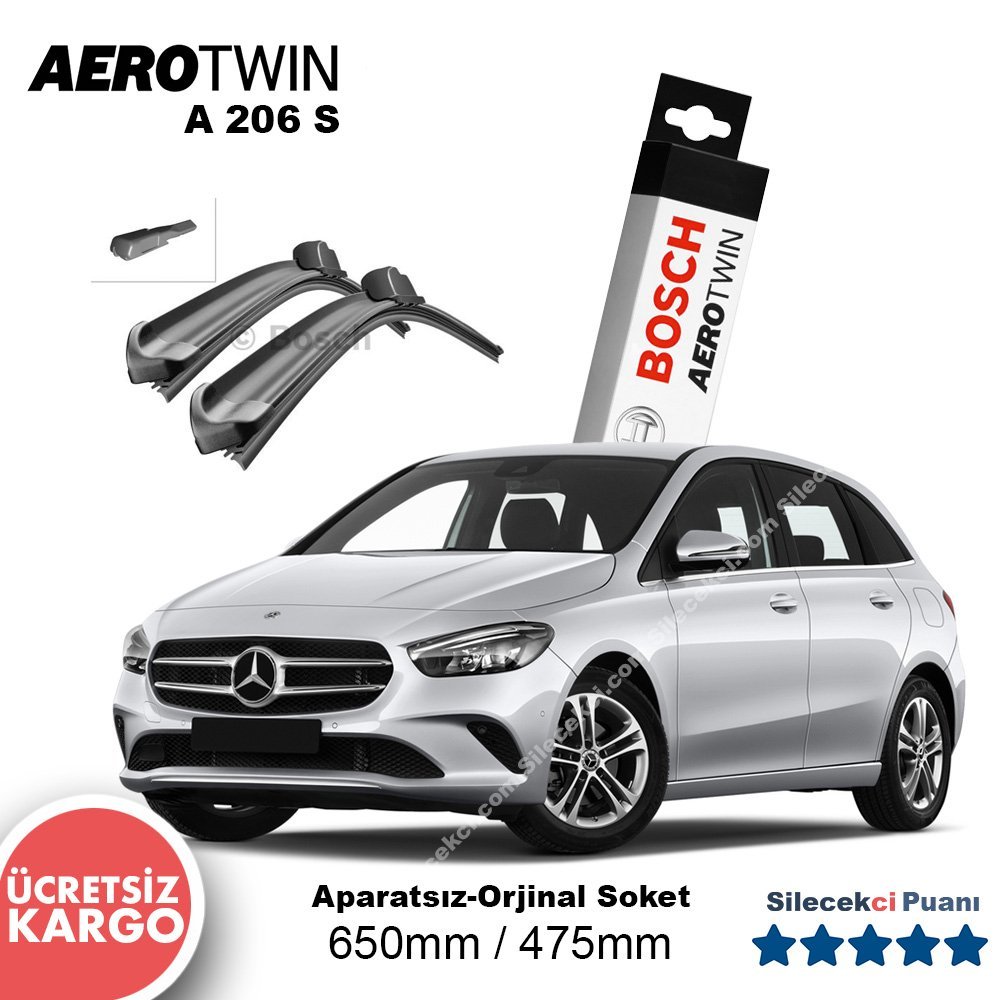 Mercedes B Serisi Silecek (2019-2022) (W247) Bosch Aerotwin A206S