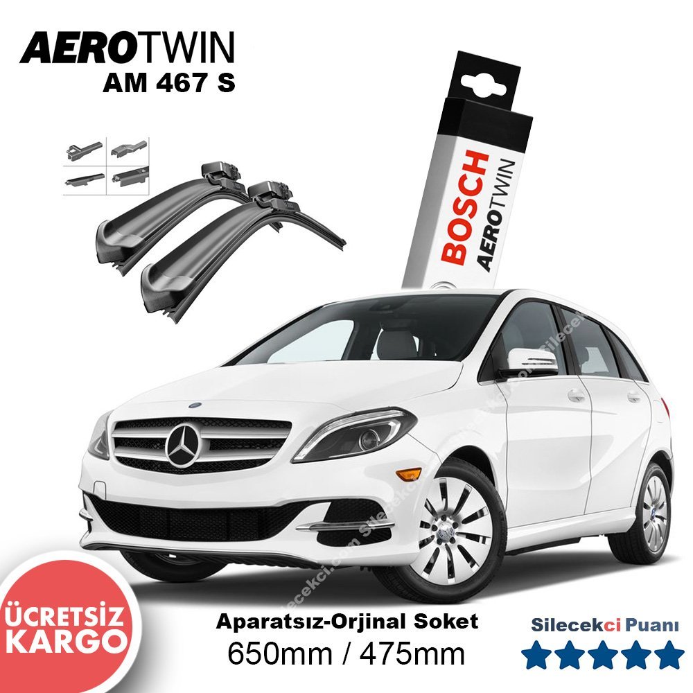 Mercedes B180 Silecek (2012-2015) (W246) Bosch Aerotwin AM467S