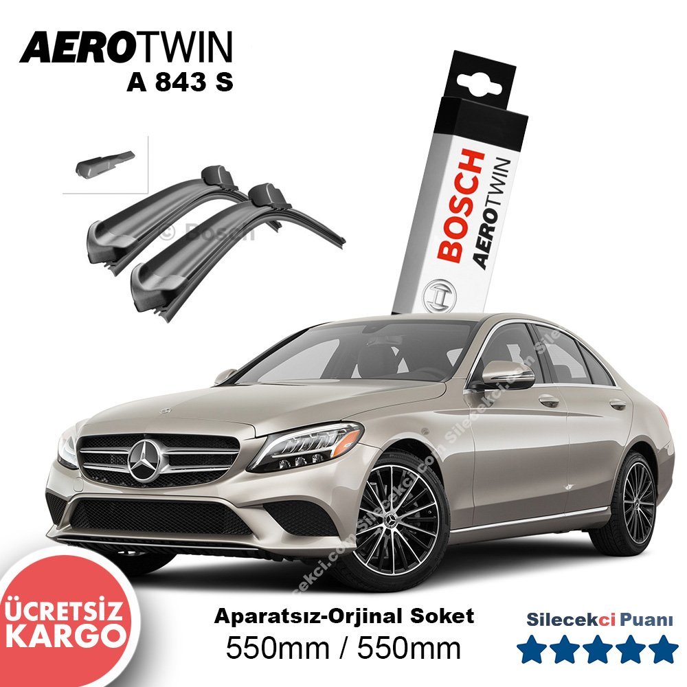 Mercedes C Silecek (2016-2020) (W205) Bosch Aerotwin A843S
