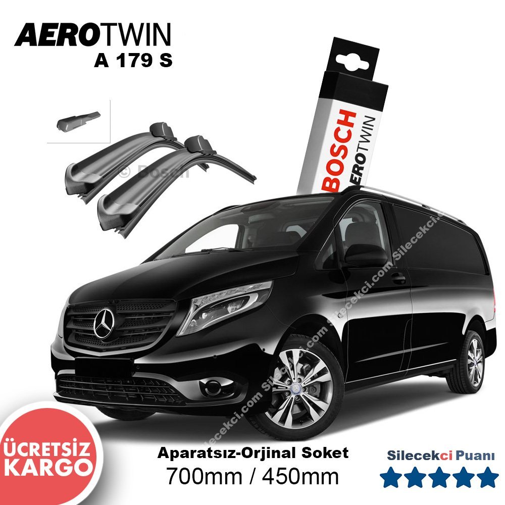 Mercedes Vito Silecek Seti (2015-2021) Bosch Aerotwin A179S