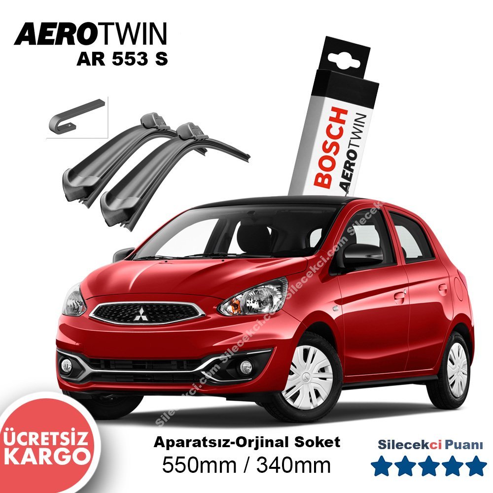 Mitsubishi Space Star Silecek Takımı (2013-2015) Bosch Aerotwin AR553S
