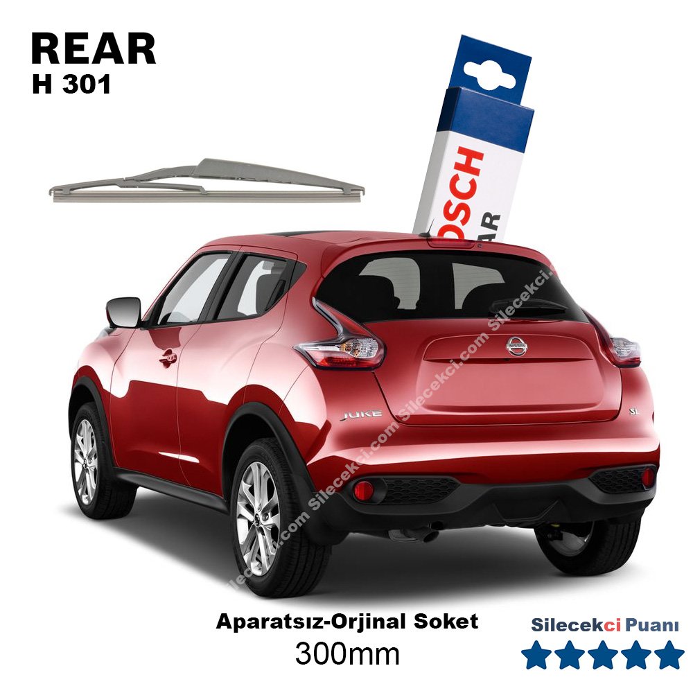 Nissan Juke Arka Silecek (2017-2019) Bosch Rear H301