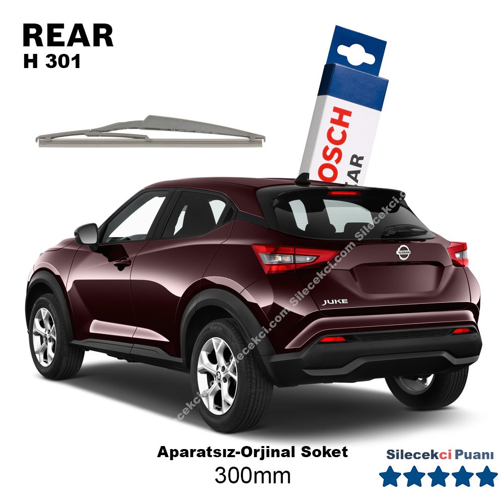 Nissan Juke Arka Silecek (2019- …) Bosch Rear H301