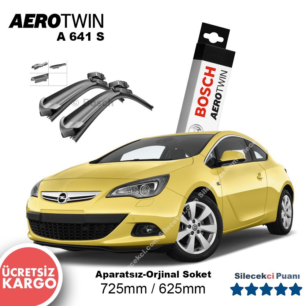 Opel Astra GTC J Silecek Takımı (2012-2014) Bosch Aerotwin A641S