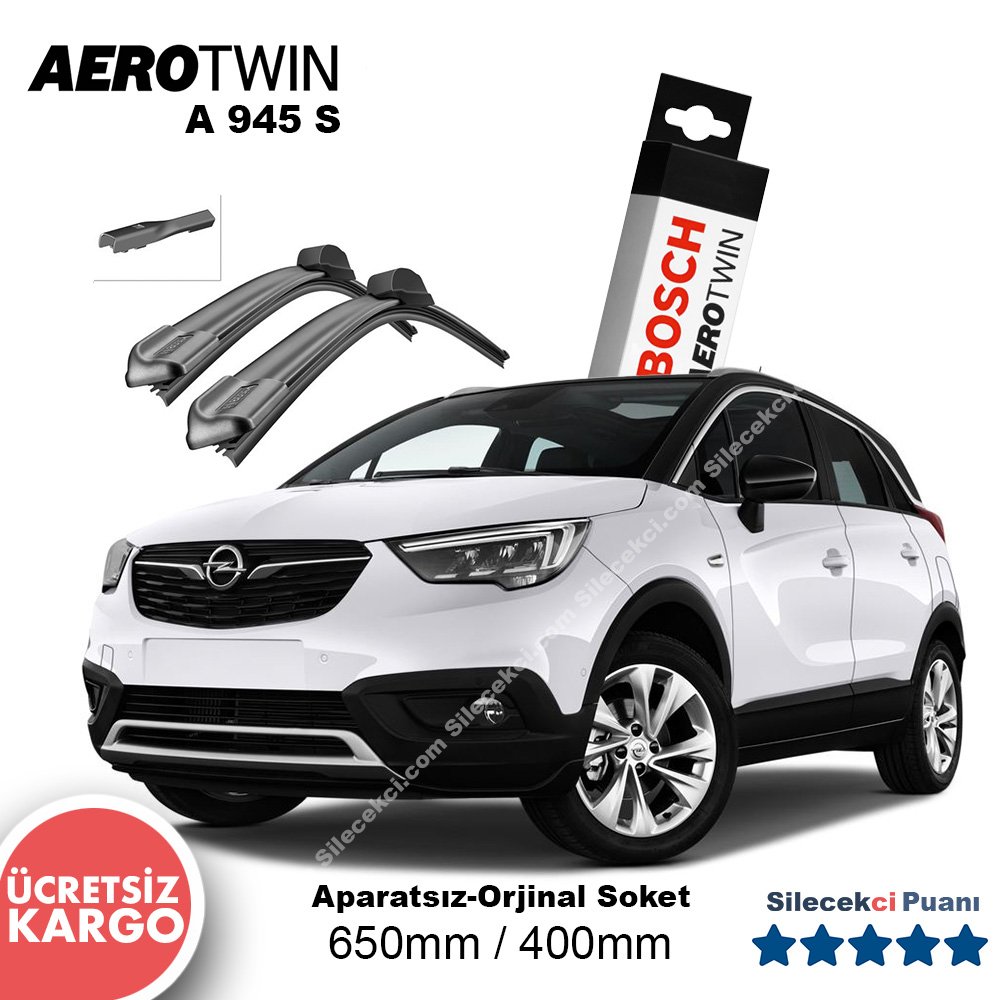 Opel Crossland X Silecek (2017-2020) Bosch Aerotwin A945S