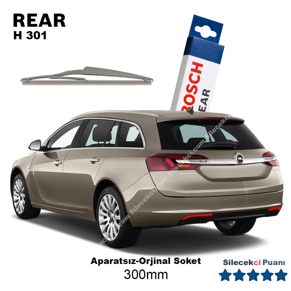 Opel İnsignia Sport Tourer Arka Silecek (2008-2016) Bosch Rear H301